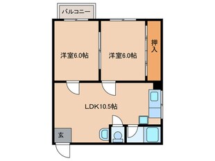 丸井マンションの物件間取画像